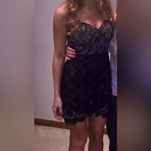 Black Lace Dress
